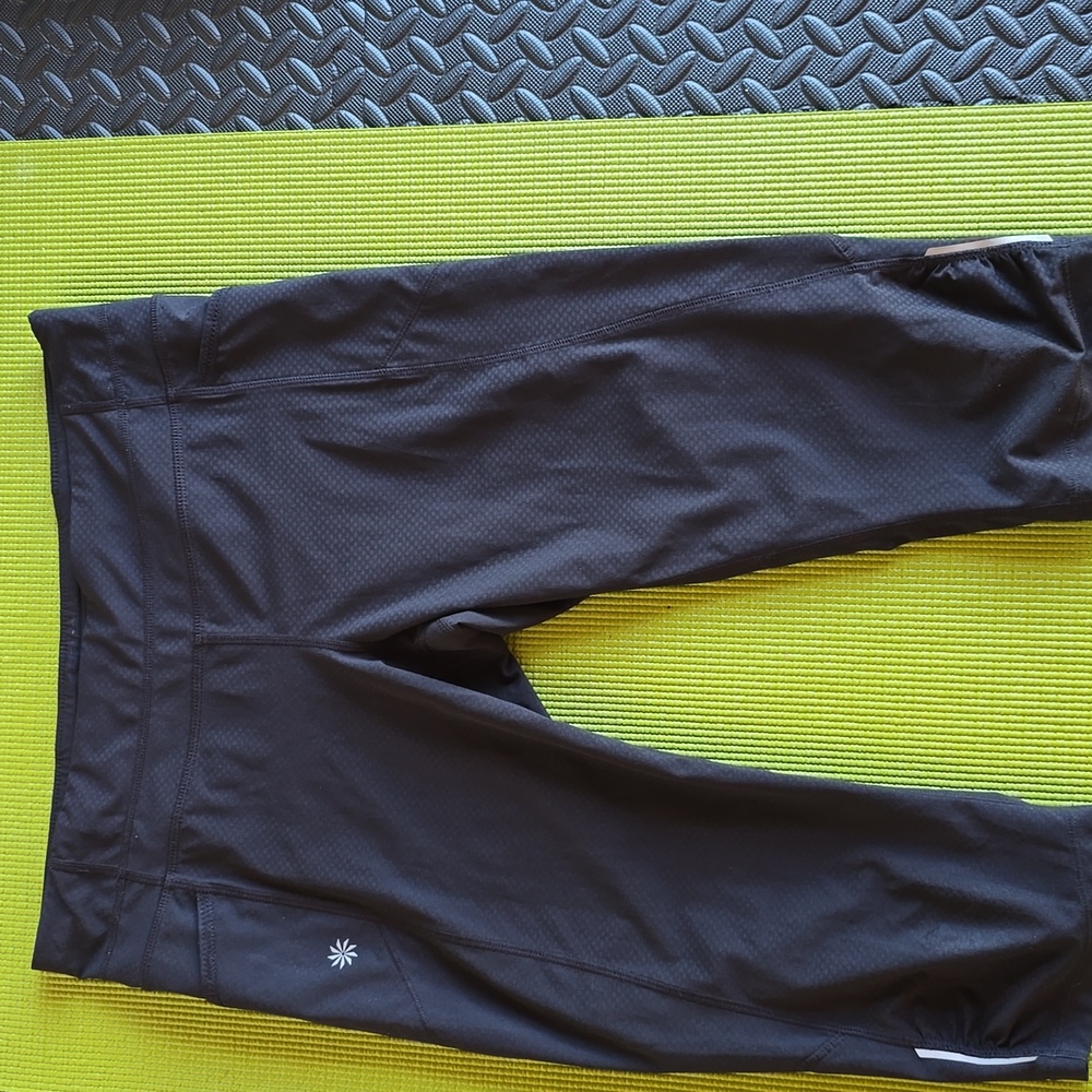 Athleta Black Capri Leggings-L